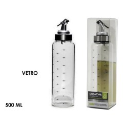 Δοχείο γυάλινο με κεραστήρι και διαγράμμιση 500ml