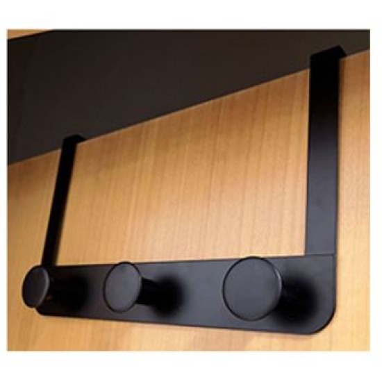 Κρεμάστρα πόρτας μεταλλική 3 γάντζοι 30x21εκ.