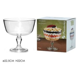 Μπωλ με πόδι γυάλινο 22,5x22εκ.
