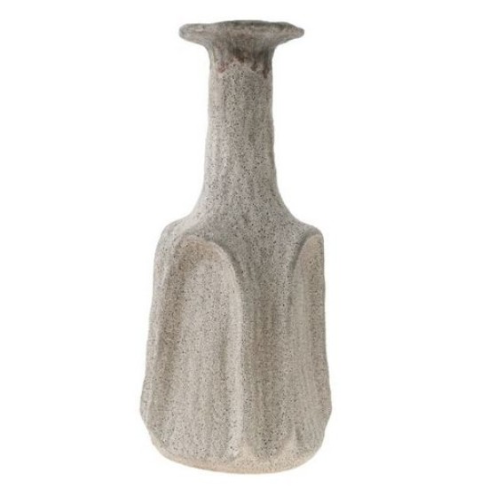 Ανθοδοχείο κεραμικό σαγρέ γκρι 18,3x17,7x44εκ.