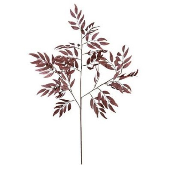 Λουλούδι τριπλό κλαδί με κόκκινα φύλλα Υ94εκ.