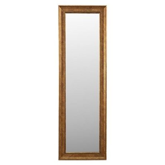 Καθρέπτης τοίχου ps/mdf χρυσός κλασσικός 30x120εκ.