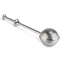 Αυγό τσαγιού ανοξείδωτο με σύρτη 18,5x5εκ.