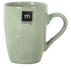 Κύπελο κεραμικό παστέλ πράσινο 320ml «Macarella Green»