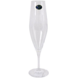 Σετ 6 ποτήρια σαμπάνιας κρυστάλλινα 210ml Galaxia