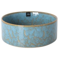 Μπωλ πορσελάνης μπλε/χρυσό 20,6x7,8εκ. «Scratch Blue»