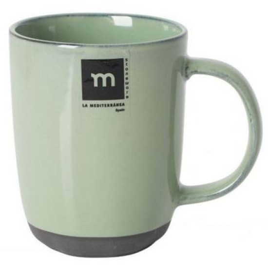 Κύπελο κεραμικό 2 χρώματα 290ml «Black Clay»