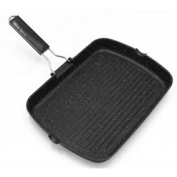 Ψηστιέρα αντικολλητική επαγωγική με σπαστή λαβή 36x26x4εκ.