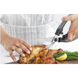 Ψαλίδι πουλερικών πλαστικό/ανοξείδωτο 24x7εκ.