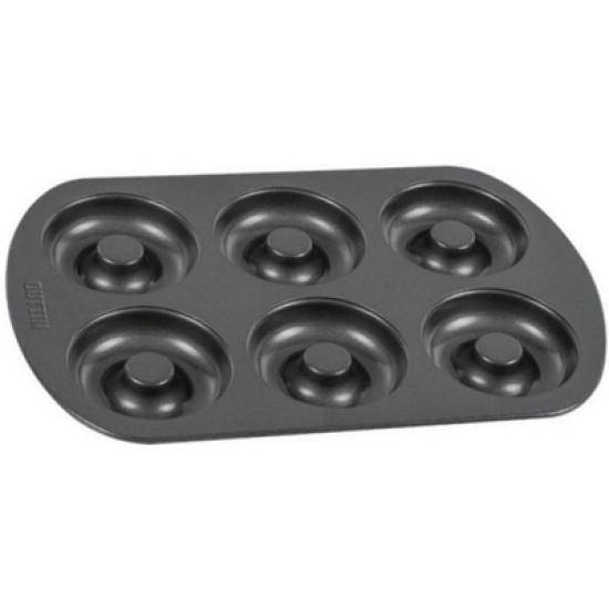 Φόρμα για ντόνατς αντικολλητική 6 θέσεων Φ8,5εκ. 32x21x2,3εκ.