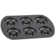 Φόρμα για ντόνατς αντικολλητική 6 θέσεων Φ8,5εκ. 32x21x2,3εκ.
