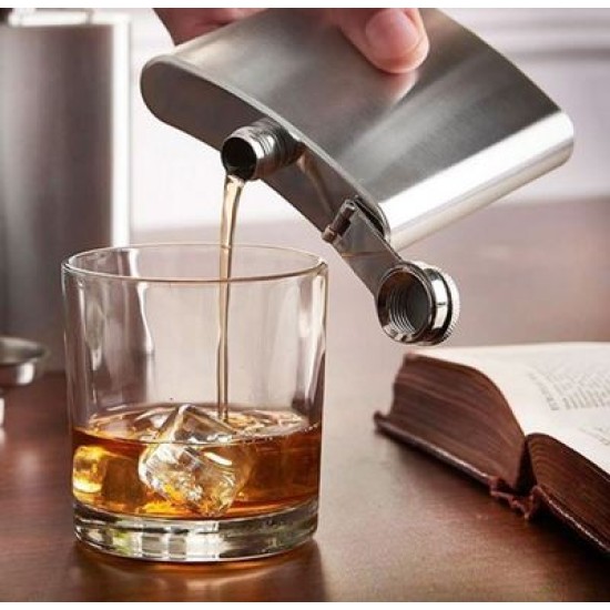 Φλασκί ανοξείδωτο 9,3x2x11εκ. 180ml