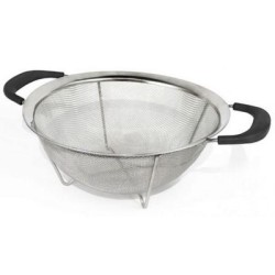 Σουρωτήρι με λαβές ανοξείδωτο/πλαστικό 22,5x7,5εκ.