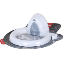 Επιτοίχια βάση για σεσουάρ πλαστική Φ12εκ.