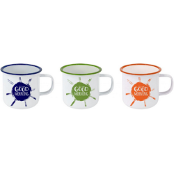 Κύπελο επισμαλτωμένο 350ml 3 χρώματα