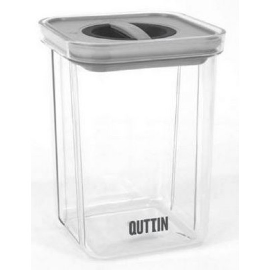 Φαγητοδοχείο πλαστικό με ασφάλεια 11,2x11,2x15,5εκ. 1.1L
