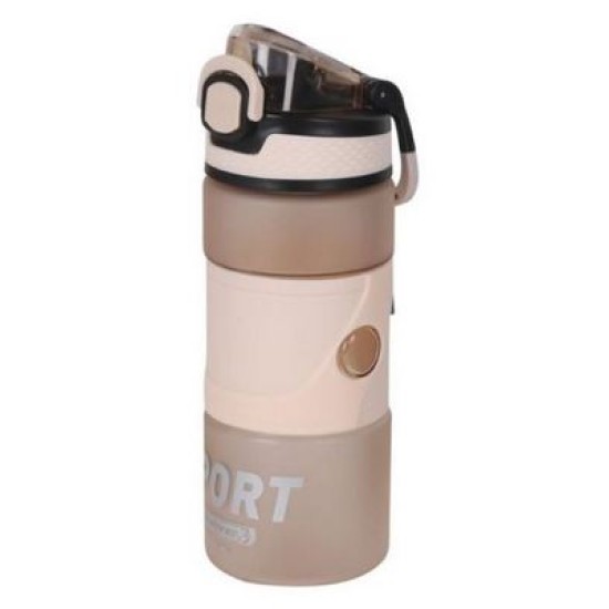 Μπουκάλι σπορ με στόμιο πλαστικό 4 χρώματα 500ml