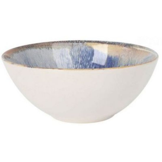 Μπωλ κεραμικό μπλε/καφέ 16x7εκ. «Aelia»