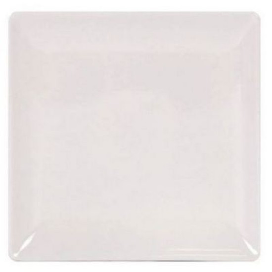 Πιάτο ρηχό κεραμικό 24x24x2εκ. «Elite Ivory»