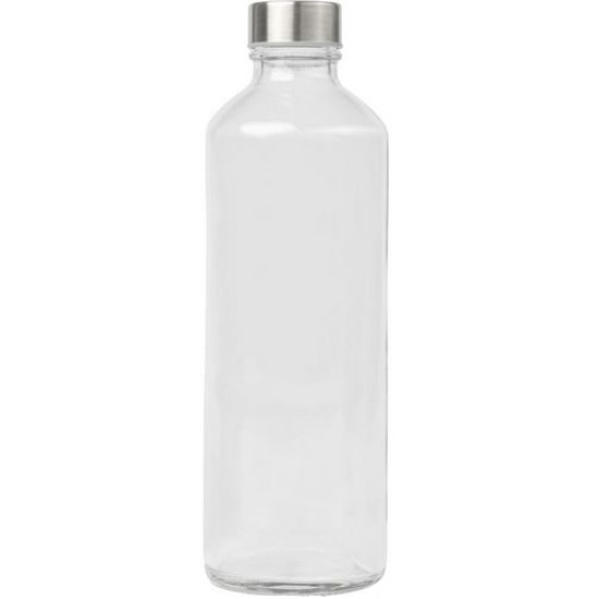 Μπουκάλι γυάλινο με μεταλλικό καπάκι 1L Plain