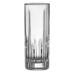 Ποτήρι κοκτέιλ γυάλινο με σκάλισμα 32.5cl Kalita