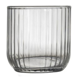 Ποτήρι ουΐσκυ γυάλινο με γραμμές 30cl Vertis