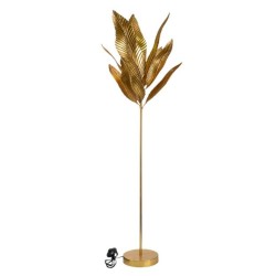 Φωτιστικό επιδαπέδιο μεταλλικό χρυσά φύλλα 38x36,5x137εκ.