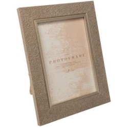 Κορνίζα πλαστική εφέ πέτρα καφέ 15x20εκ.