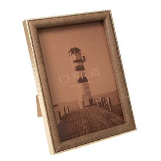 Κορνίζα πλαστική καφέ/χρυσό 15x20εκ.