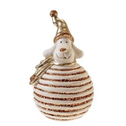 Χριστουγεννιάτικος σκύλος τερακότα 10x9,5x16,5εκ.