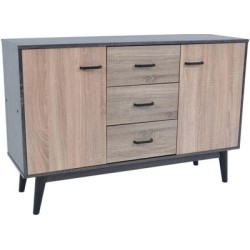Μπουφές ξύλινος mdf 120x38x80εκ.