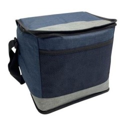 Τσάντα ισοθερμική μπλε/γκρι 21x15,5x21εκ. 5L