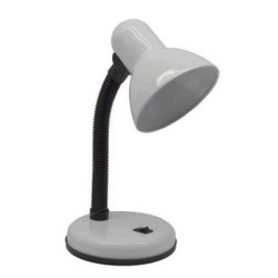 Φωτιστικό γραφείου μεταλλικό γκρι 30εκ. Ε27-40W