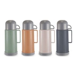 Θερμός πλαστικό με γυαλί 4 χρώματα 1L