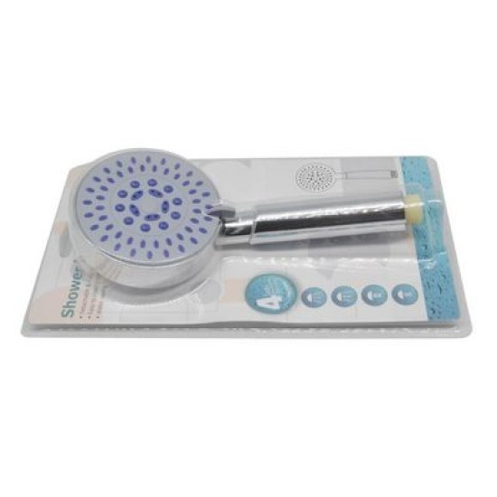 Τηλέφωνο ντουζ πλαστικό ABS επιχρωμιωμένο 4 λειτουργίες 22x10εκ.