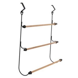 Κρεμάστρα πόρτας μέταλλο/ξύλο για πετσέτες 49x12x53εκ.