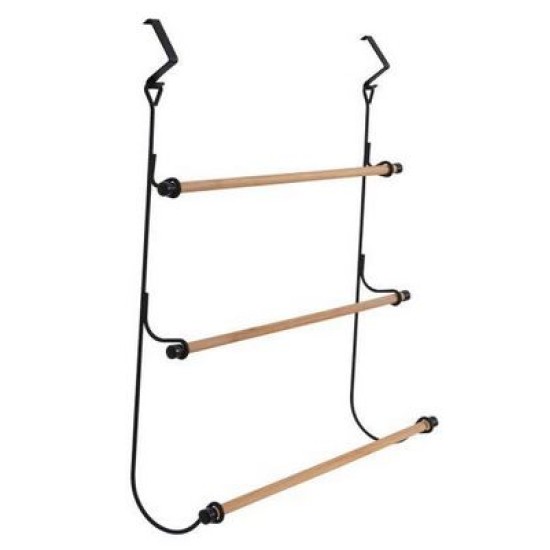 Κρεμάστρα πόρτας μέταλλο/ξύλο για πετσέτες 49x12x53εκ.