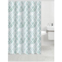 Κουρτίνα μπάνιου πολυεστερική 180x200εκ. 90gsm πετρόλ