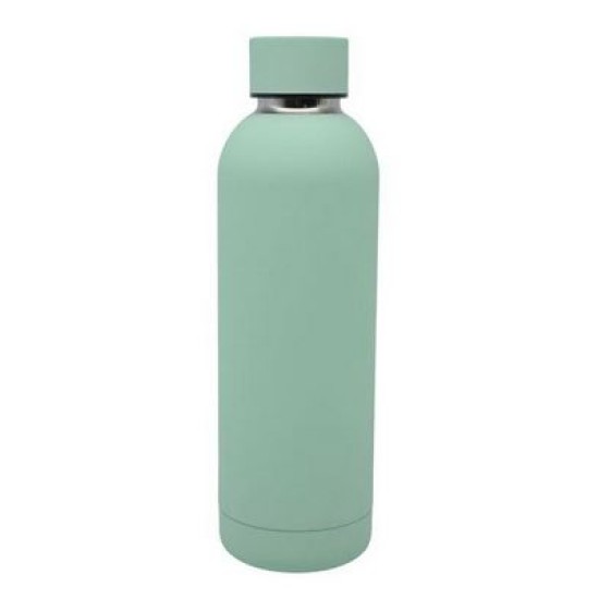 Μπουκάλι-θερμός ανοξείδωτο 18/10 soft touch πετρόλ χρώμα 500ml