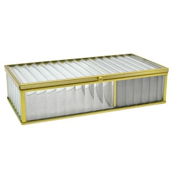 Μπιζουτιέρα γυάλινη 20x10x5εκ.