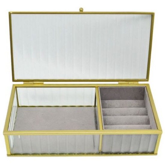 Μπιζουτιέρα γυάλινη 20x10x5εκ.