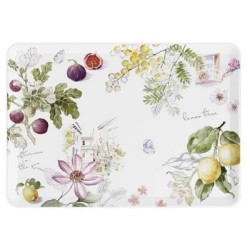 Δίσκος σερβιρίσματος μελαμίνης 44x31x2,5εκ. ΣΥΚΑ και ΛΕΜΟΝΙΑ