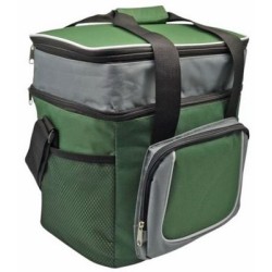 Ισοθερμική τσάντα πράσινο/γκρι 30x22x34εκ. 22L