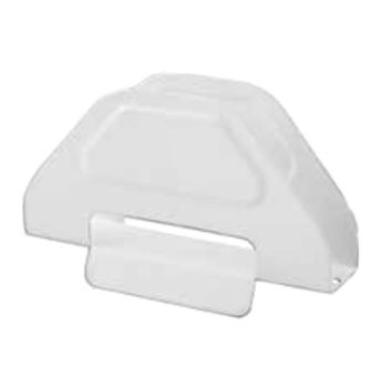 Χαρτοπετσετοθήκη ανοξείδωτη AISI 430 λευκή 12x3x7,5εκ.