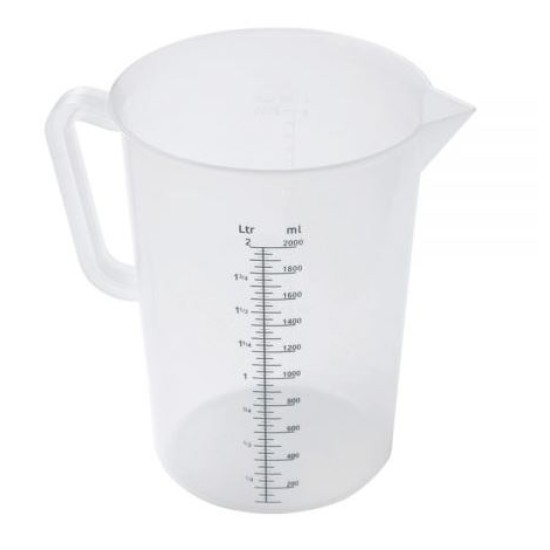 Κανάτα-δοσομετρητής πλαστική PP 2L