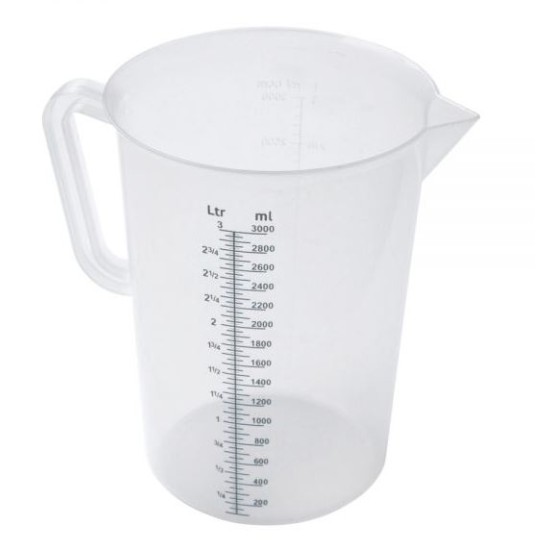 Κανάτα-δοσομετρητής πλαστική PP 3L