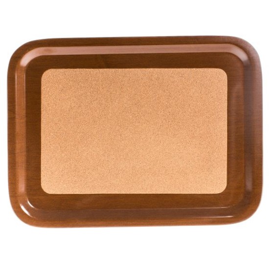 Δίσκος laminate με φελλό καφέ 75x48εκ.