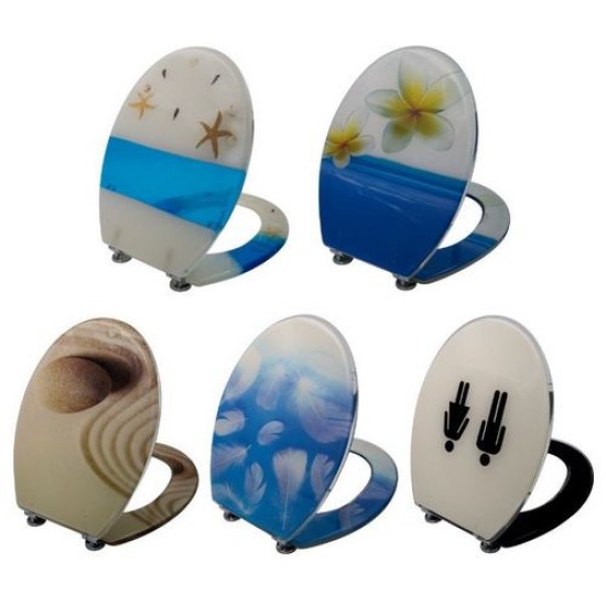 Καπάκι τουαλέτας polyresin 43x36εκ.