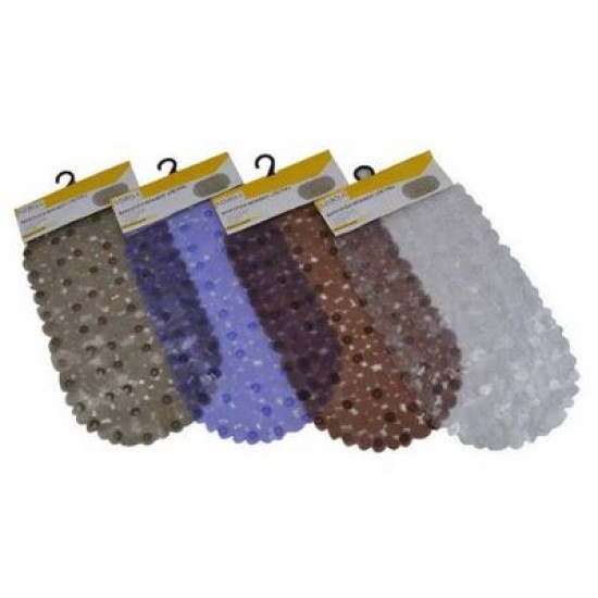 Βεντούζα μπάνιου αντιολισθητική PVC 67x34εκ. ΠΕΤΡΑ