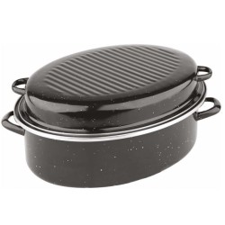 Γάστρα εμαγιέ τύπου Αμερικής 38x27εκ. 6L